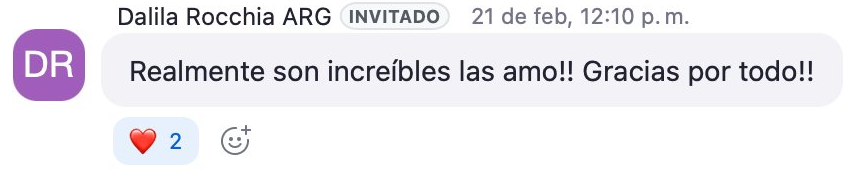 Dalila: realmente son increíbles, las amo, gracias por todo